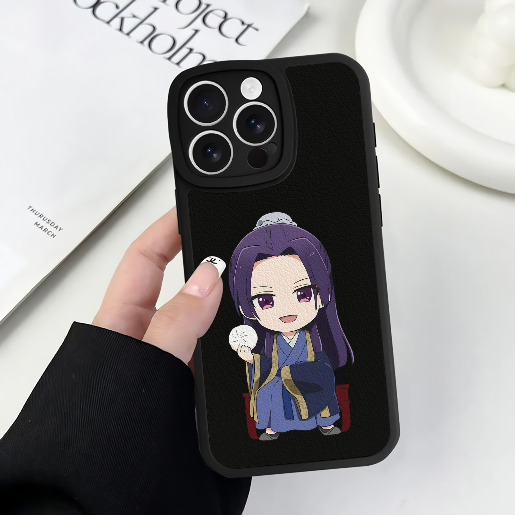 薬屋のひとりごと The Apothecary Diaries 【iPhone 16シリーズ対応】シリコンスマホケース（レザー調） 材質：シリコン
